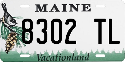 ME license plate 8302TL