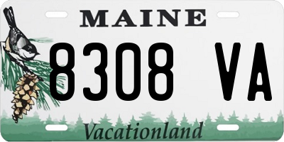 ME license plate 8308VA