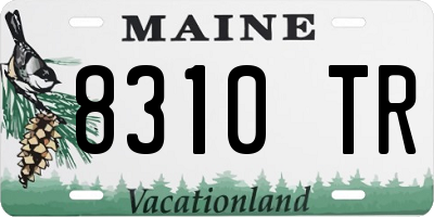 ME license plate 8310TR