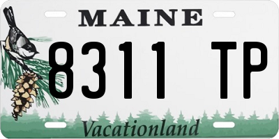 ME license plate 8311TP