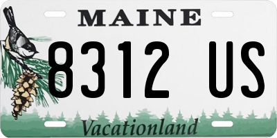 ME license plate 8312US