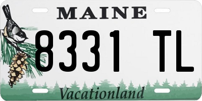 ME license plate 8331TL