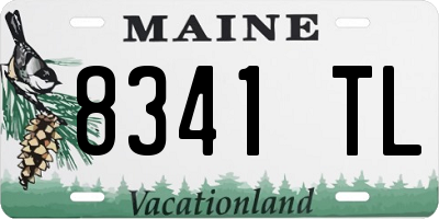 ME license plate 8341TL