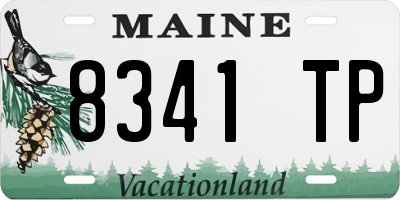 ME license plate 8341TP