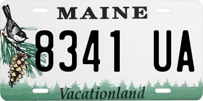 ME license plate 8341UA
