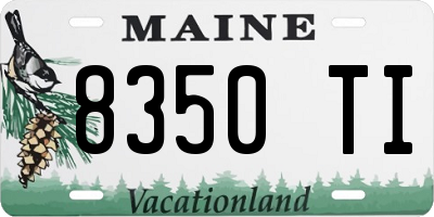 ME license plate 8350TI