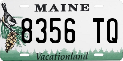 ME license plate 8356TQ
