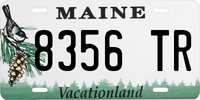 ME license plate 8356TR