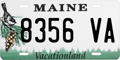 ME license plate 8356VA
