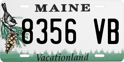 ME license plate 8356VB