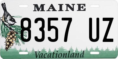 ME license plate 8357UZ