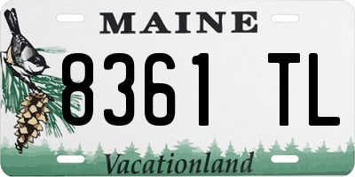 ME license plate 8361TL