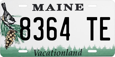 ME license plate 8364TE