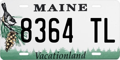ME license plate 8364TL
