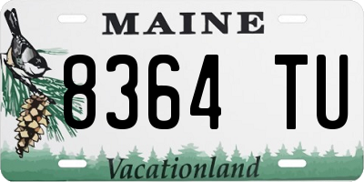 ME license plate 8364TU