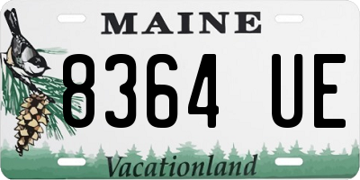ME license plate 8364UE