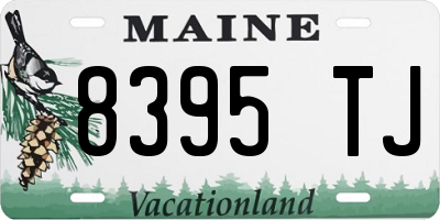 ME license plate 8395TJ