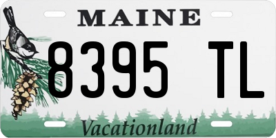 ME license plate 8395TL