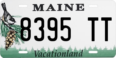ME license plate 8395TT