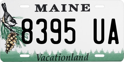 ME license plate 8395UA