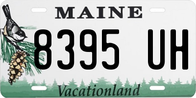 ME license plate 8395UH