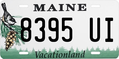 ME license plate 8395UI