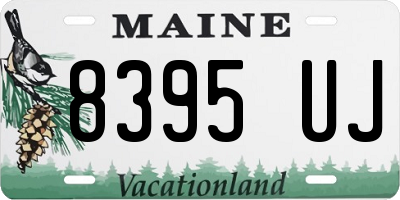ME license plate 8395UJ