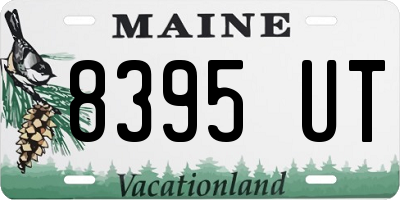 ME license plate 8395UT