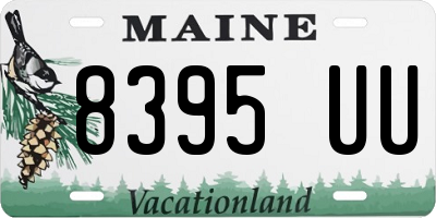 ME license plate 8395UU