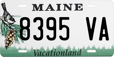 ME license plate 8395VA