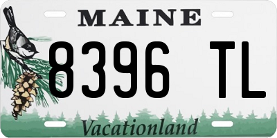 ME license plate 8396TL