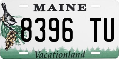 ME license plate 8396TU