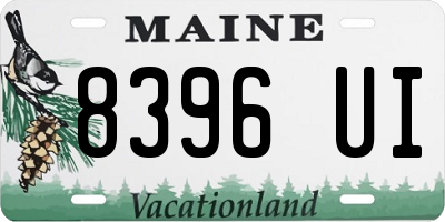 ME license plate 8396UI