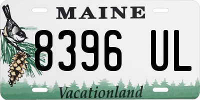 ME license plate 8396UL