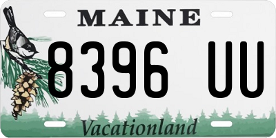 ME license plate 8396UU