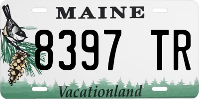 ME license plate 8397TR