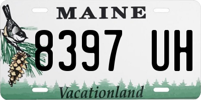 ME license plate 8397UH