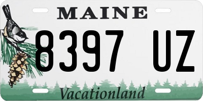 ME license plate 8397UZ