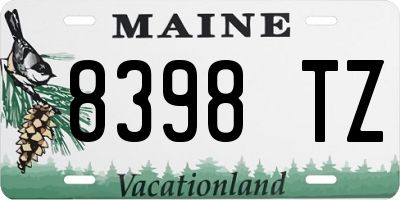 ME license plate 8398TZ