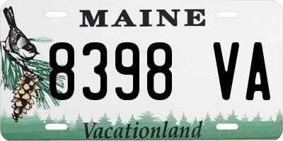 ME license plate 8398VA
