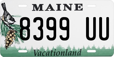 ME license plate 8399UU