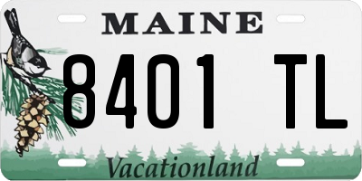 ME license plate 8401TL