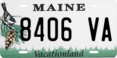 ME license plate 8406VA