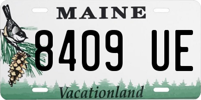 ME license plate 8409UE