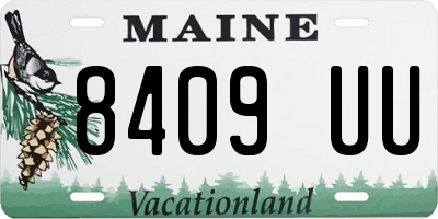ME license plate 8409UU