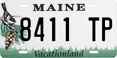 ME license plate 8411TP