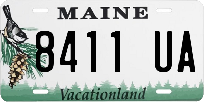 ME license plate 8411UA
