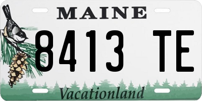 ME license plate 8413TE