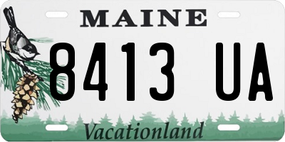 ME license plate 8413UA