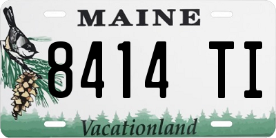 ME license plate 8414TI